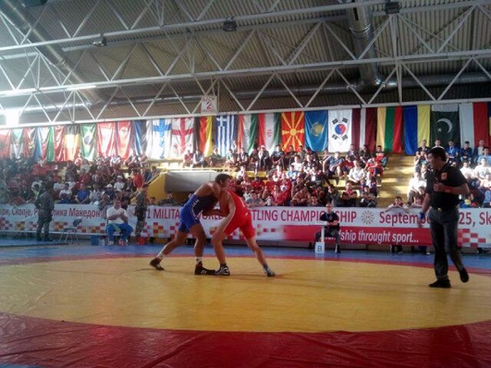 Azerbaijani wrestler wins gold at World Military Wrestling Championship 